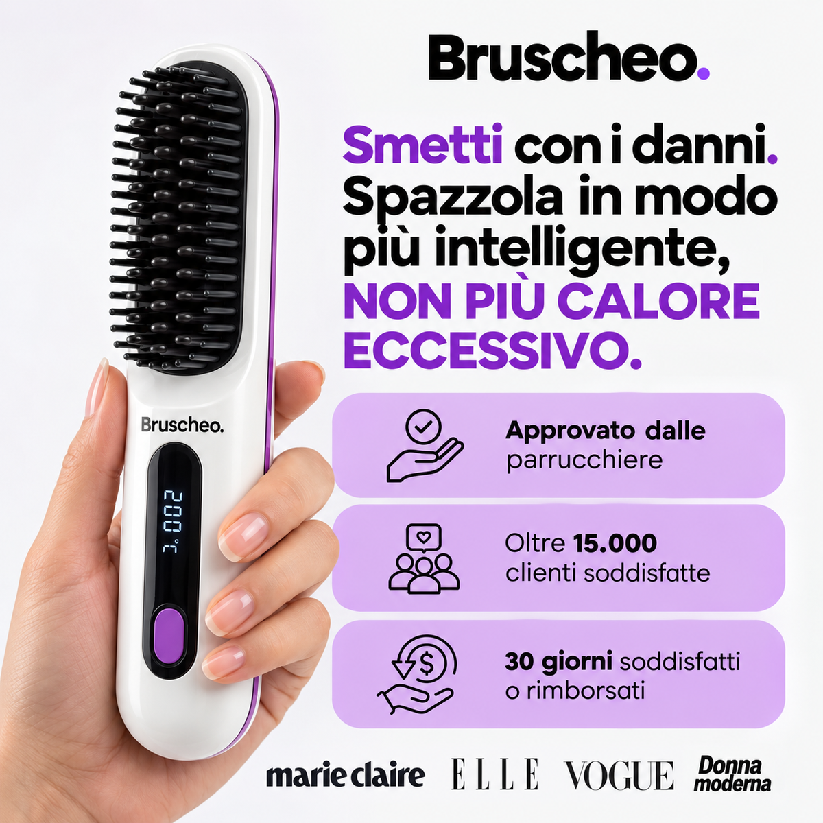 Pettinati in meno di 5 minuti, ovunque e in qualsiasi momento
